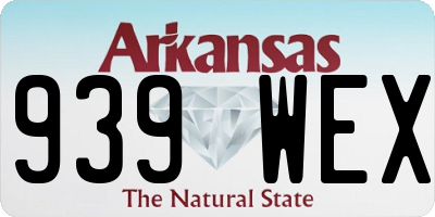 AR license plate 939WEX