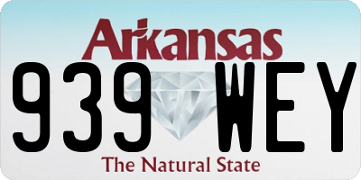 AR license plate 939WEY