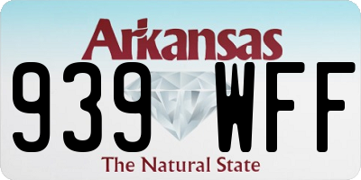 AR license plate 939WFF