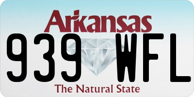 AR license plate 939WFL