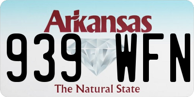 AR license plate 939WFN