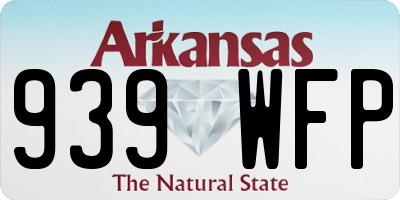 AR license plate 939WFP