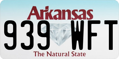 AR license plate 939WFT