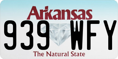 AR license plate 939WFY