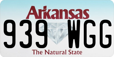 AR license plate 939WGG