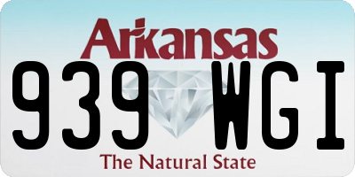AR license plate 939WGI