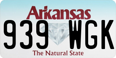 AR license plate 939WGK
