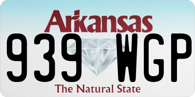 AR license plate 939WGP