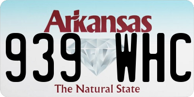 AR license plate 939WHC