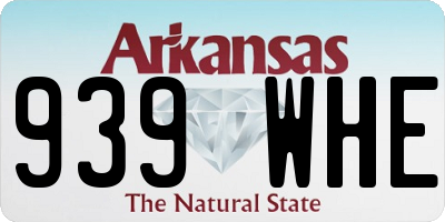 AR license plate 939WHE