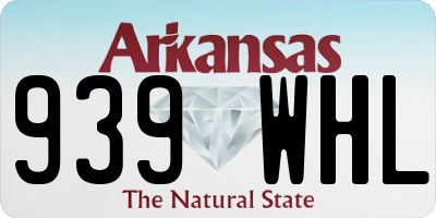AR license plate 939WHL