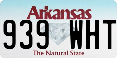 AR license plate 939WHT