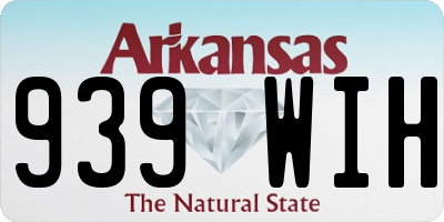 AR license plate 939WIH