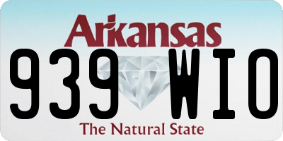 AR license plate 939WIO