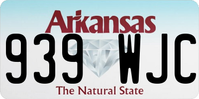 AR license plate 939WJC