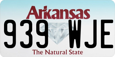 AR license plate 939WJE