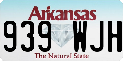 AR license plate 939WJH