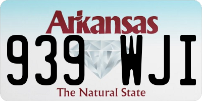 AR license plate 939WJI