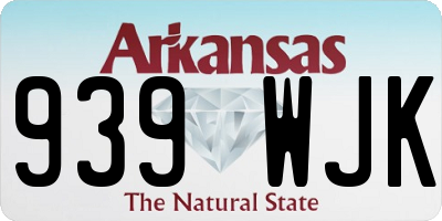 AR license plate 939WJK