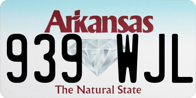 AR license plate 939WJL