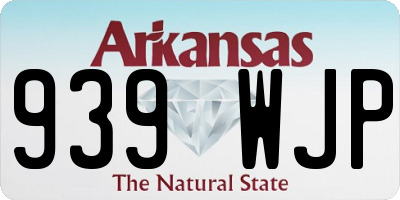 AR license plate 939WJP