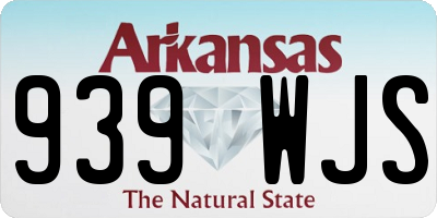 AR license plate 939WJS