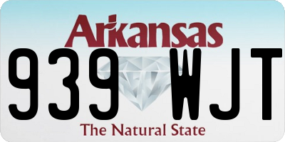 AR license plate 939WJT