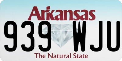 AR license plate 939WJU