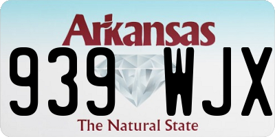 AR license plate 939WJX