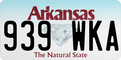 AR license plate 939WKA