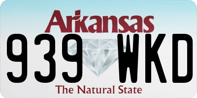AR license plate 939WKD