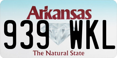 AR license plate 939WKL