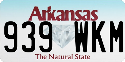 AR license plate 939WKM