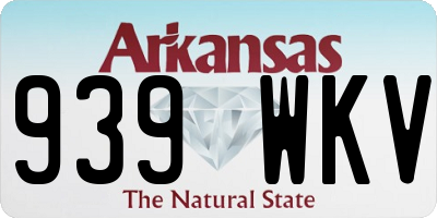AR license plate 939WKV