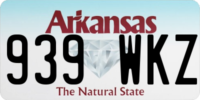 AR license plate 939WKZ