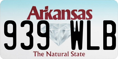 AR license plate 939WLB
