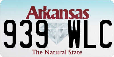 AR license plate 939WLC