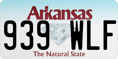 AR license plate 939WLF