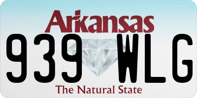 AR license plate 939WLG