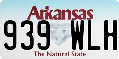 AR license plate 939WLH