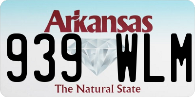 AR license plate 939WLM
