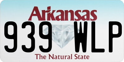AR license plate 939WLP