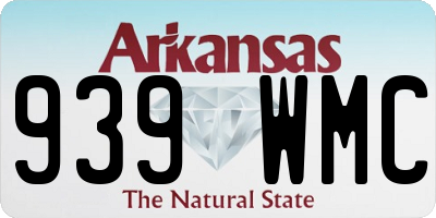 AR license plate 939WMC
