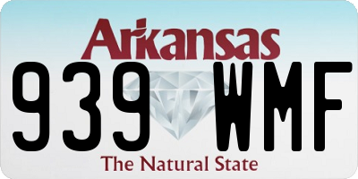 AR license plate 939WMF
