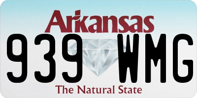 AR license plate 939WMG