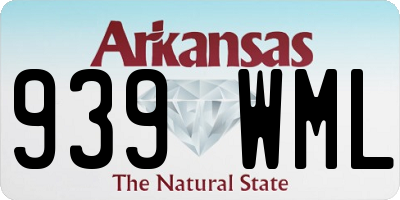 AR license plate 939WML