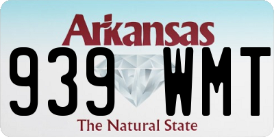 AR license plate 939WMT