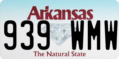 AR license plate 939WMW