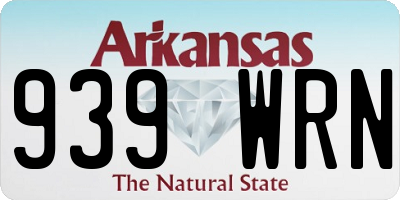 AR license plate 939WRN