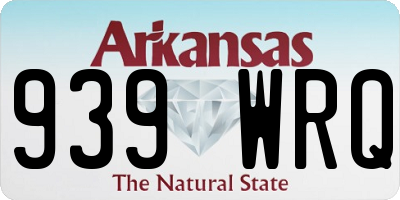 AR license plate 939WRQ